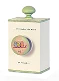 Tree By Kerri Lee Wooden Windup Music Box Love, Cream/Green by Tree by Kerri Lee