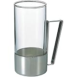 HARIO(ハリオ) ホットグラス ・ スクエア 220ml ビールグラス 食洗器使用可 耐熱ガラス 日本製 HW-8SSV