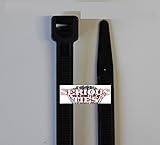 Serious Ties - 8 Inch Moderate Duty Cable Ties - 120 Pound Tensile Strength - UV Resistant Black or 