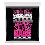 【正規品】 ERNIE BALL 2844 ベース弦 (45-100) STAINLESS SUPER SLINKY BASS ステンレス・スーパー・スリンキー・ベース