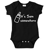 Funny Baby Bodysuit Infant It's 5 AM Somewhere Parody (BLACK 6 MONTHS) [並行輸入品]