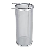 Brewフィルタ、asixx 300ミクロンステンレススチールHomemade BrewビールホップメッシュフィルタStrainer withフック 15 * 35cm Asixxf7ey951bcw