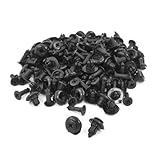 100 x 5mmの穴プラスチックリベットカーパネルトリムパネルリテイナーファスナー