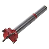 Hommy ト カーバイドチップ17ミリメートル直径ボーリングビット木工用ドリルツールレッドシルバートーン