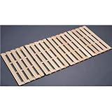 桐四つ折りすのこベッド 長板タイプ シングル (日本製)