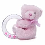 Gund Baby Gund My 1st Teddy Ring Rattle Pink (Discontinued by Manufacturer) [並行輸入品]