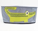 ベビーカー バッグ 収納 小物入れ 軽量 バック お出かけ 散歩 ドリンク 哺乳瓶 ホルダー お買い物 (ワニ)