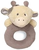 Gund Baby Ring Rattle, Golly Giraffe Grey, 6" (Discontinued by Manufacturer) by GUND [並行輸入品]