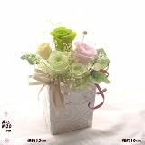 プリザーブドフラワー  淡くやさしいバラ  パールピンク磁器*誕生日の花 記念日 還暦祝いの花 喜寿米寿お祝いの花 開店祝い花 開業祝 受賞祝 栄転祝 退職お祝いの花 (開店祝い)