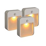 High Quality MB720A Sleep Friendly Battery-Powered Motion-Sensing LED Stick-Anywhere Nightlight with