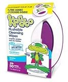 Kandoo Flushable Sensitive Toddler Wipes Tub 50ct (2 Pack) by Kandoo [並行輸入品]