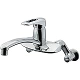 カクダイ シングルレバー混合栓 キッチン用 192-128