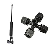 amzmonnsuta 10個入りクロス噴霧ノズル ガーデンミストの発生 スプリンクラー灌漑継手