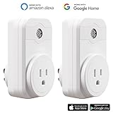 スマートプラグ家庭用電源リモートスイッチ制御電源コンセント無線2g / 3g / 4g / WIFI家庭用の遠隔制御スマートフォンのアプリからタイミング機能を持つ (B_2個入り)