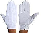 ウインセス 礼装ドライブ用綿手袋滑り止め付 白 コットン LLサイズ 30ダース入り