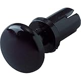 TRUSCO(トラスコ) プッシュリベット 板厚3.0~4.0mm 穴径3.1Φ 長さ5.5 黒 50個入 TPR3055-BK