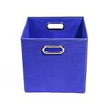 Modern Littles Bold Folding Storage Bin, Solid Blue by Modern Littles [並行輸入品]
