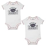 ( Pack of 2 ) tex-sa Roadrunners NCAA幼児Footballワンピースロンパース ホワイト