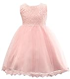 Nice Days（ナイス　ディズ）　韓国風　夏可愛い女の子ワンピース　ドレス　大きなリボンレース　ハイウエストプリンセススカート　発表会 結婚式 入園式 演奏会　パーティー (110)