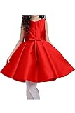 (アイビードレシング) Ivydressing 子供ドレス ショットドレス キッズ パーティードレス ウェディング フラワーガールドレス ジュニアドレス 披露宴 発表会 演奏会-110-レッド