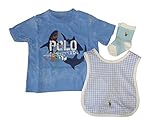ラルフローレンの子供服　POLO　RALPHLAUREN　ベビー　出産お祝いセット　男の子　７０ｃｍ　３ヶ月～６ヶ月用 [並行輸入品]