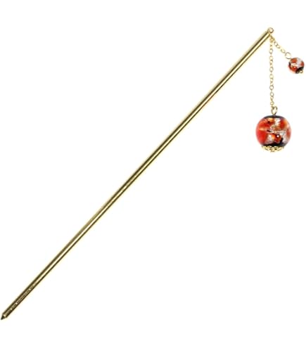 Amazon.co.jp: Sea drop かんざし 簪 光る ホタルガラス とんぼ玉