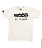 Save the手動 – Natural – tee-shirt by Nicolas Hunziker ( Medium ) M