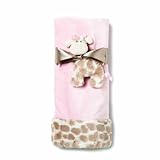 Nat and Jules Blanket and Giraffe Rattle Set, Pink by Nat and Jules [並行輸入品]