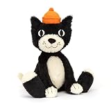 ジェリーキャットジャックぬいぐるみ、Mサイズ12.5インチ|猫と子猫のぬいぐるみ|クラシックな子供用ギフト