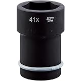 KTC ( 京都機械工具 ) インパクトレンチ用ホイールナットコンビソケット 【25.4sq】 薄肉 ABP8-3517TP