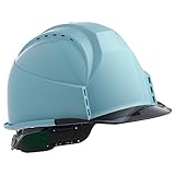 住ベテクノプラスチック ヘルメットKKC3シリーズ 通気孔付・透明ひさし・スチロールライナー付・パステルブルー/スモーク KKC3-B-PBL-S