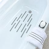 粘着ノンスリップ安全シャワー踏み板 7.5インチ 12個 グレー 03638-1