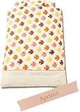 QUARTER REPORT 2重ガーゼ ベビー掛けふとんカバー 102×128cm 日本製 掛け布団カバー 綿100％ (アプリコット(オレンジ系))
