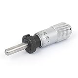 DealMux 59センチメートルロング0-25 X 0.01ミリメートルメタルメジャーツールフラットマイクロメータヘッドスレッド