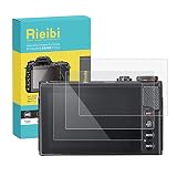 Rieibi Canon PowerShot G9X G7X G5X液晶保護フィルム、Canon PowerShot G9X G7X G5X液晶プロテクター 厚さ0.25MM 薄いタイプ 3枚セット 強化ガラス 表面硬度9H 耐衝撃 耐指紋