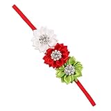 Zhhlinyuan ベビー小物 Baby Girls ヘアアクセサリ Christmas/Photography Pops/Costume/flower Headband Hairband