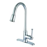 Yosemite Home Decor YPH56U80-PC Single Handle Kitchen Faucet, Small, Polished Chrome [並行輸入品]