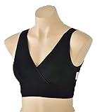 犬印本舗 Blossom 胸をいたわるやさしいブラ LL ブラック BR1632SK