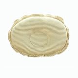 エルフ ベビー(Fairy Baby)オーガニックコットンドーナツ枕 ベビーピロー 絶壁防止 出産祝い チェック柄 グリーン