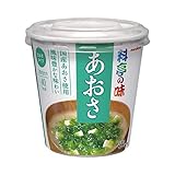 マルコメ カップ料亭の味 あおさ 即席味噌汁 1食×6個 【料亭の味シリーズ】