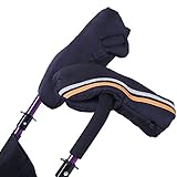 ベビーカーハンドマフ 手袋 ベビーカーグローブ ベビーカー専用 装着簡単 裏起毛 防水・防寒・保温 お出かけ防寒 お出かけ用 乳母車用 ベビーカー