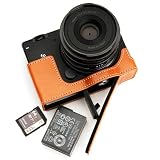 [恵＼イーサン] TP Original Sigma fp 専用 オープナブルタイプ ハンドメイド本革 ボディケース 互換 電池交換便利 底面開閉 ハンドメイド本革ハーフカメラケースバッグカバー (イエロー)