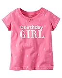 カーターズ Carter's Tシャツ 半袖 綿ジャージー100%% #Birthday Girl Tee 18M (78-83cm)