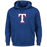 テキサス・レンジャーズMLBメンズScoring Positionプルオーバーフード付きフリース( Large )