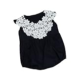 Lutents ベビー服 ロンパース カバーオール 編みレース 可愛い 女の子 カジュアル 快適 着心地良い 歩行服 パジャマ 新生児 出産祝いプレゼント