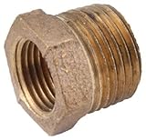 Red Brass Hex Reducing Bushing [並行輸入品]