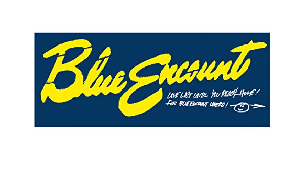 Amazon Co Jp Blue Encount ブルエン ロゴ フェイスタオル 青 黄色 16 未開封 ホビー 通販
