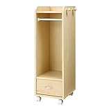 ランドセルラック 子供用 収納ラック ハンガーラック 収納 洋服掛け キャスター付き 〔ナチュラル〕 Cタイプ