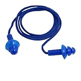 文字列wを保護耳栓ブルーを聞いDealMuxシリコーンスイムコード付きノイズリダクション