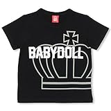 ベビードール ナンバー56Tシャツ 子供服 100cm ブラック